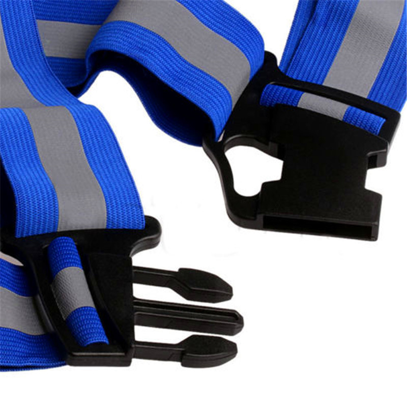 Adjustable Reflective Vest High Visibility Safety Straps for Jogging
