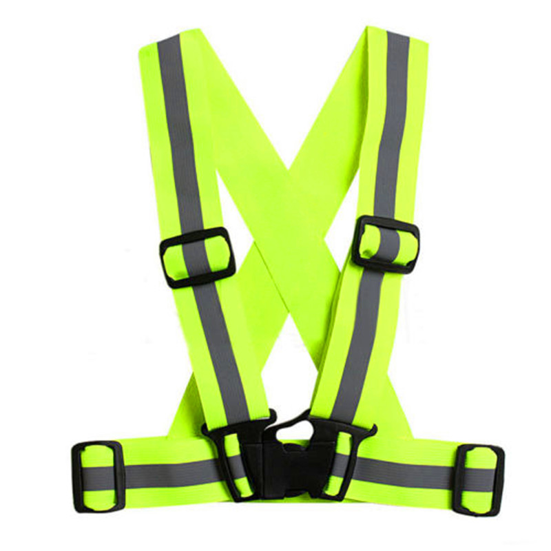 Adjustable Reflective Vest High Visibility Safety Straps for Jogging ...